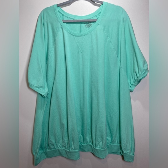 NWT Lane Bryant Women’s Plus Size Short Sleeve Crew Neck Top Size 34/36W (6X) - Picture 1 of 5